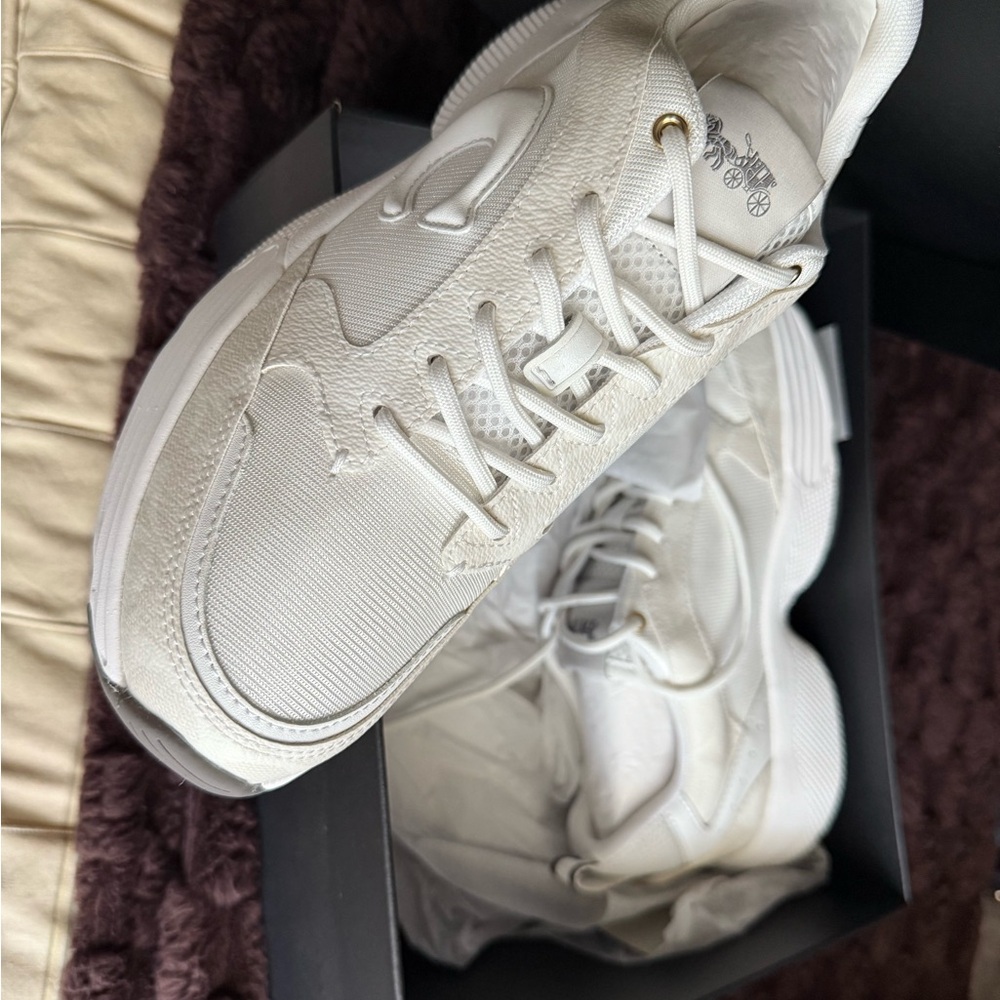 Coach White Athletic Shoes
